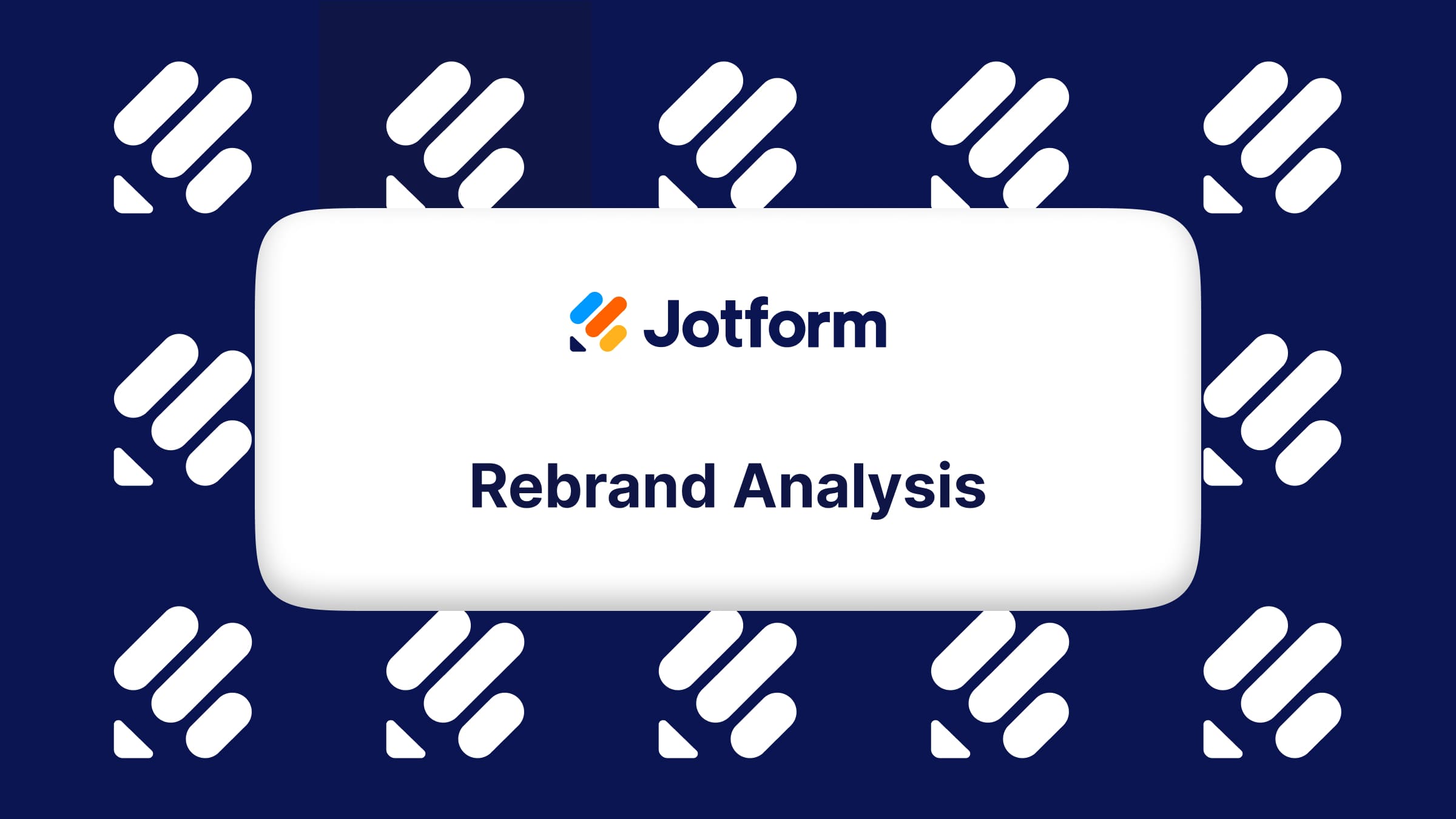 Jotform Rebrand Analysis